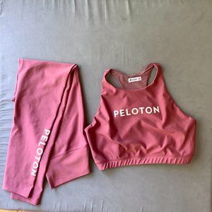 Peloton Sports Bra & Leggings Set in XL